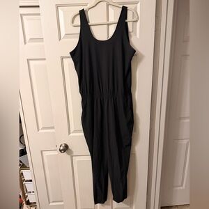 Old Navy Sleek Black Sleeveless Jumpsuit